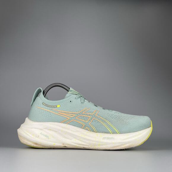 Asics Gel-Nimbus 26 Womens Size 8 Green White Athletic Running Shoes Sneaker GUC - Picture 6 of 9